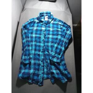 Crb Girl Button Up Shirt Women's Size Large
